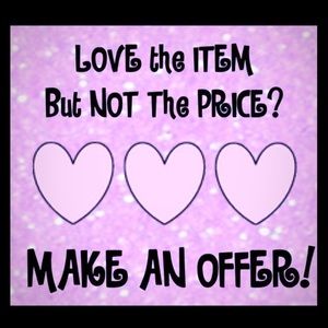 Accepting all reasonable offers!